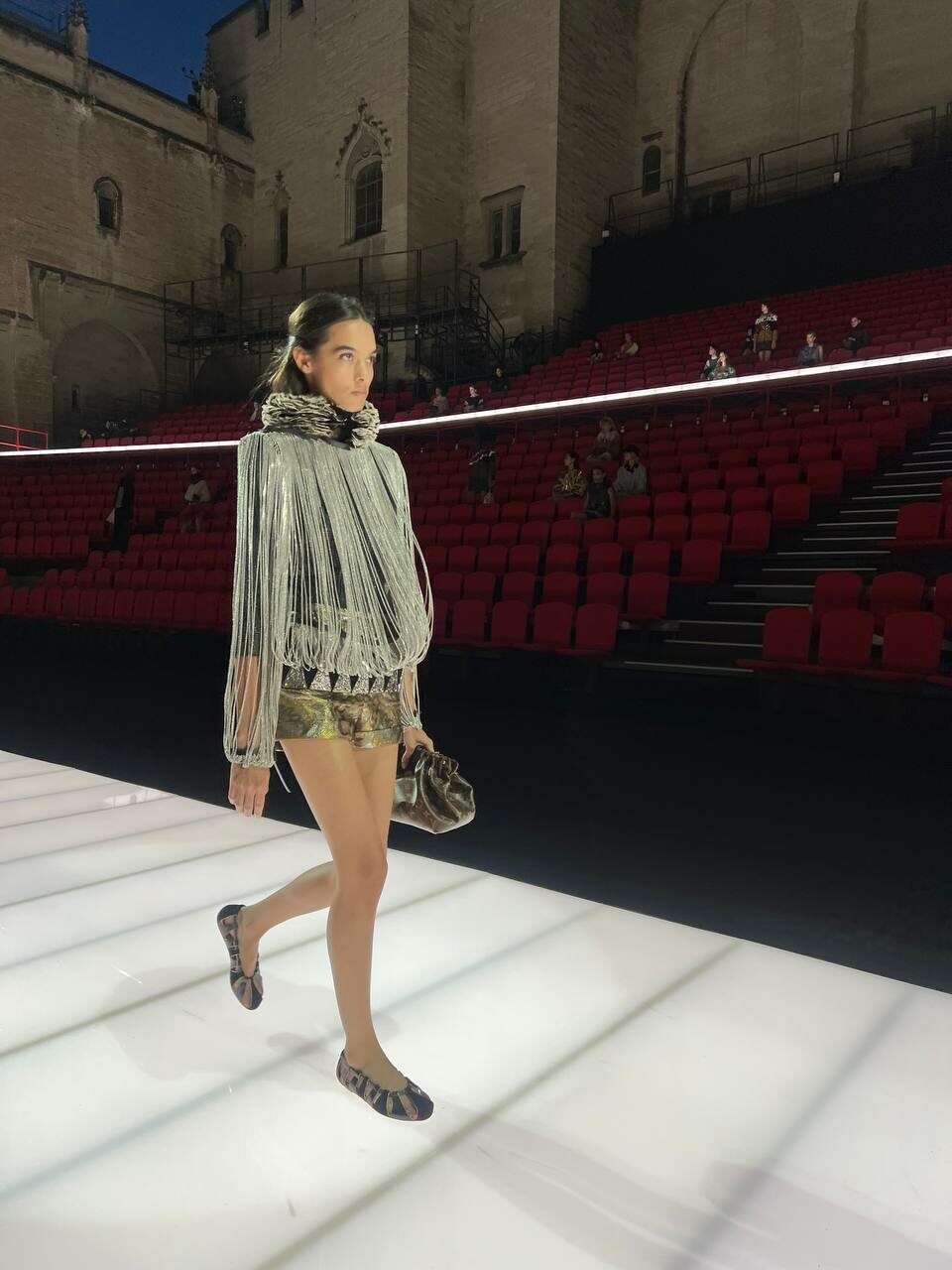 Louis Vuitton Cruise 2026 collection runway show in Avignon
