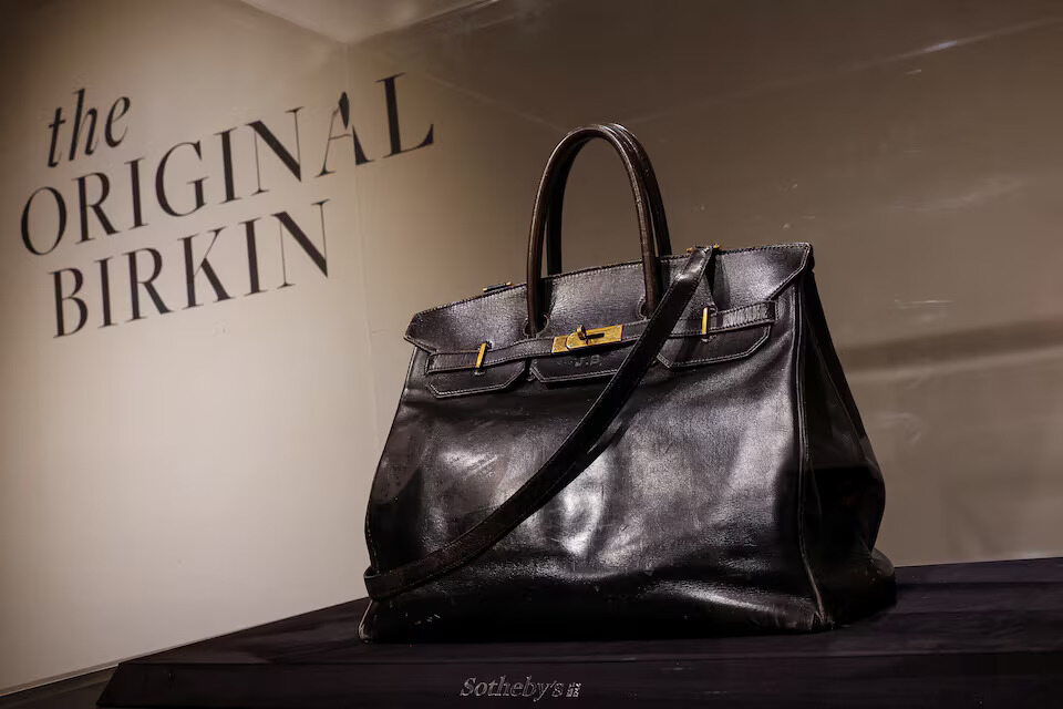 Jane Birkin’s original handbag becomes most expensive fashion item ever sold