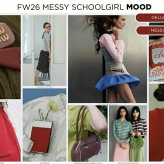 Messy Schoolgirl - Fall/Winter 2026 (Livetrend)