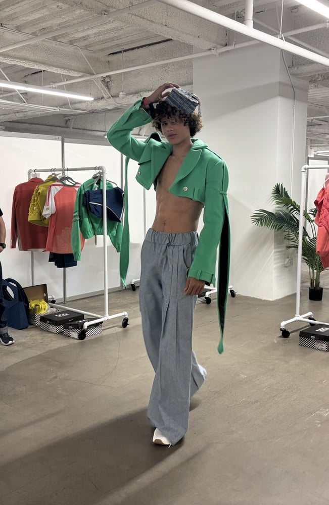 Label oued collective presented its first show co-created by four Moroccan designers