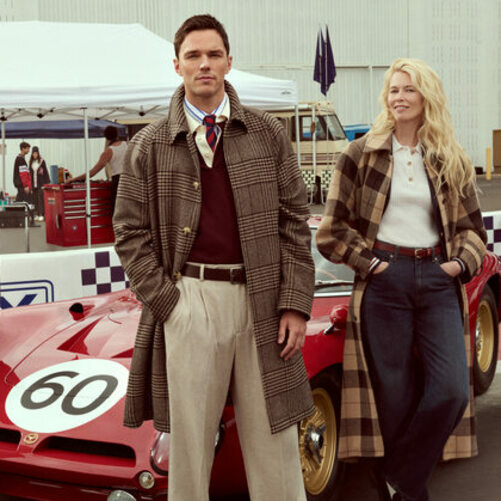 Tommy Hilfiger launches “The Hilfiger Racing Club” campaign with Nicholas Hoult and Claudia Schiffer
