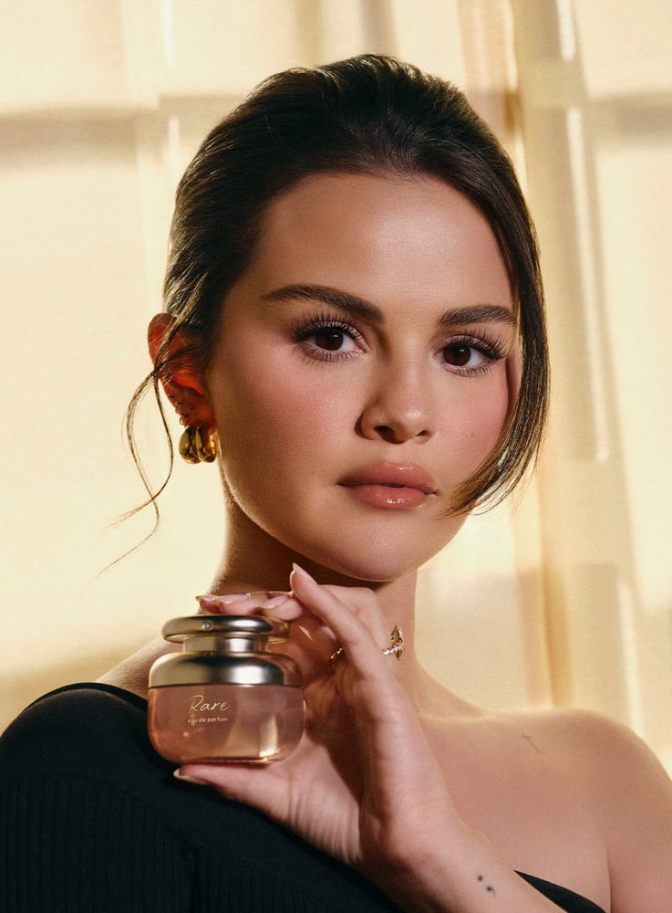 Selena Gomez with Rare Eau de Parfum