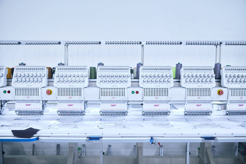 Automated sewing at Saitex's Los Angelese factory