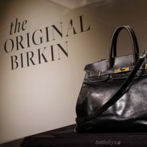 Original Birkin bag sells for record $10 million at Paris auction