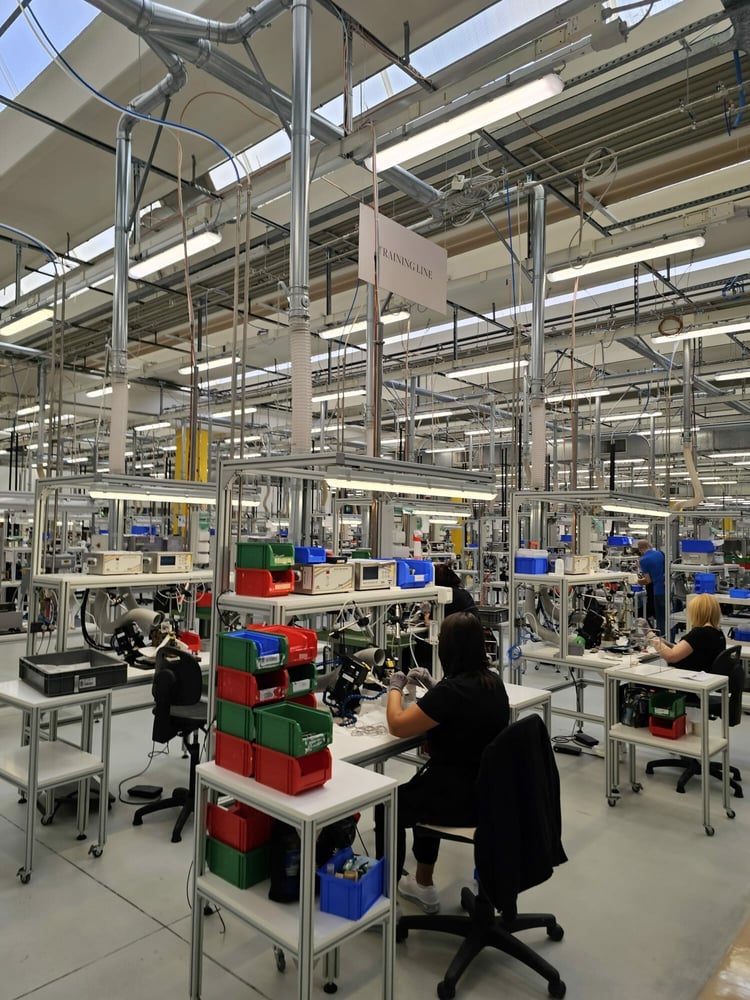 A view of the new factory, named TH3 by employees