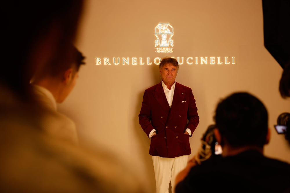 Brunello Cucinelli in Zhang Yuan