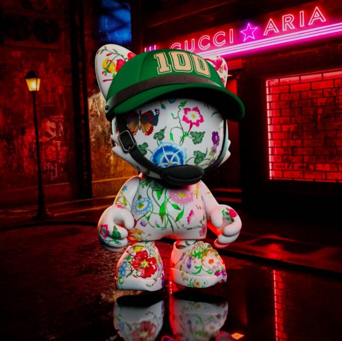 The NFT created by Gucci with art-toy designer Superplastic