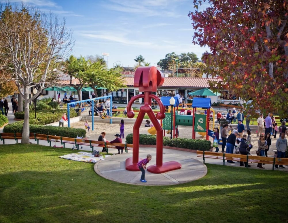 Malibu Country Mart, a bohemian and family shopping center in Malibu