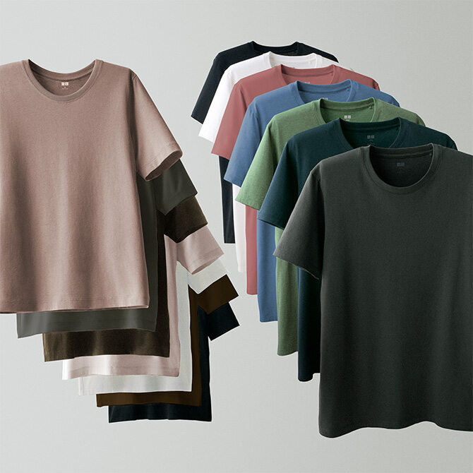 A Supima t-shirt collection at Uniqlo