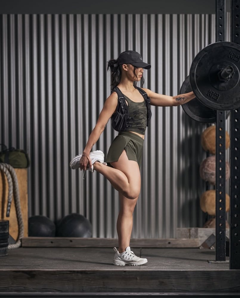 ASRV lycra 2-in-1 tank top