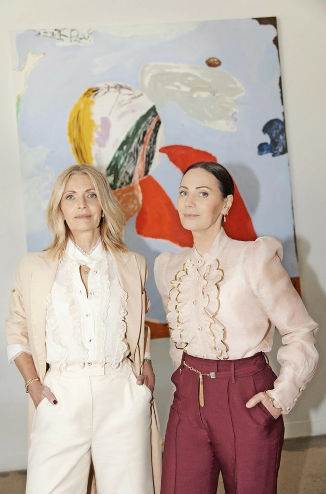 Head of Design Nicky (right) and her COO sister Simone Zimmermann.