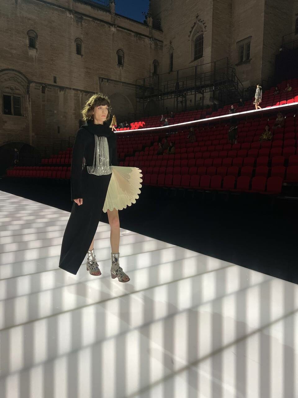 Louis Vuitton Cruise 2026 collection runway show in Avignon