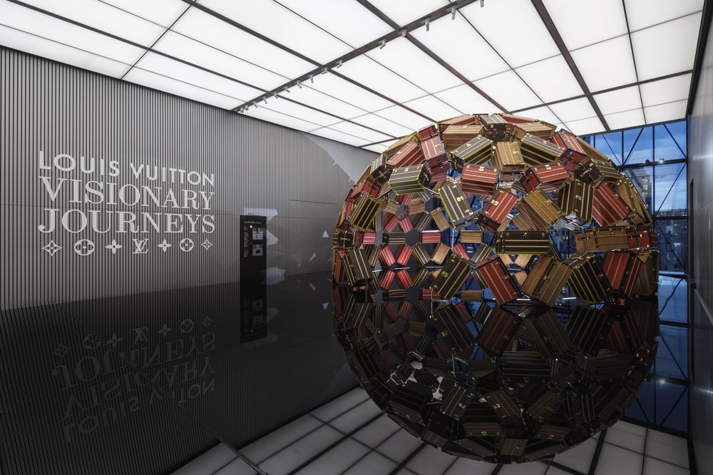Louis Vuitton unveils “Visionary Journeys” exhibition in Osaka.