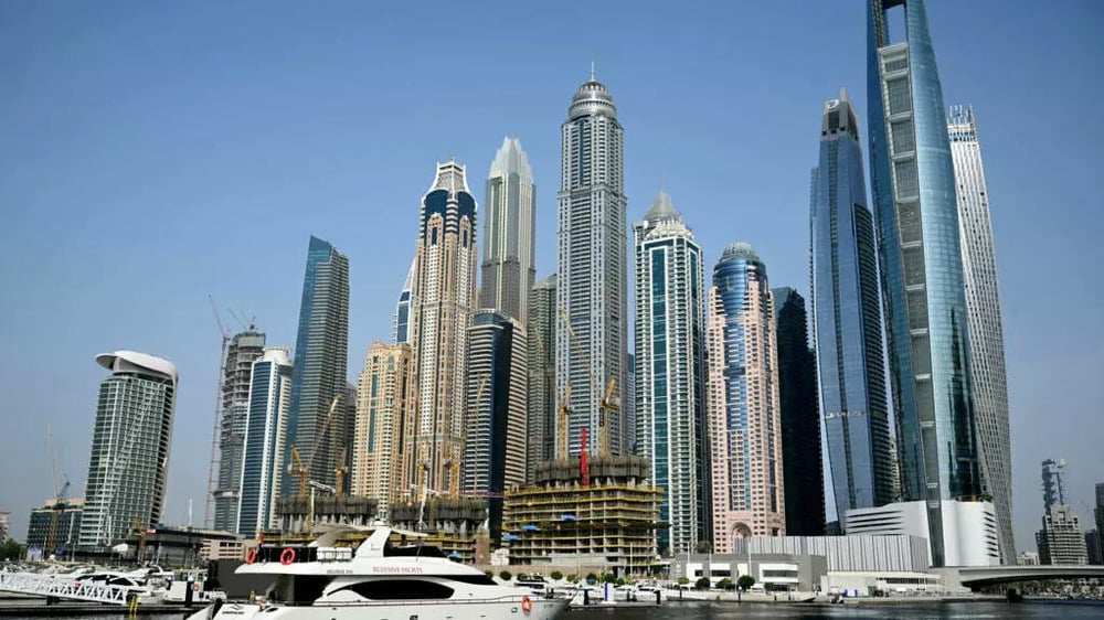 Dubai Marina on August 6, 2025