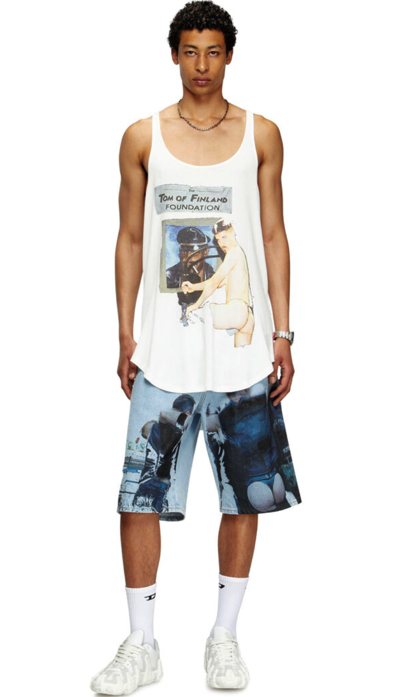 Look from Diesel's Pride collection